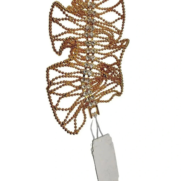 NWT Vintage Gold Beads Special Style with CZ Bracelet – 6 inches - Picture 4 of 5